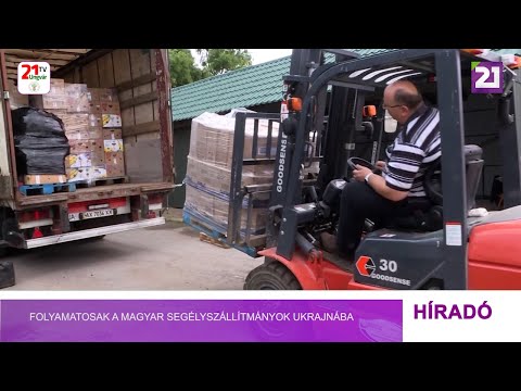 Folyamatosak a magyar segélyszállítmányok Ukrajnába