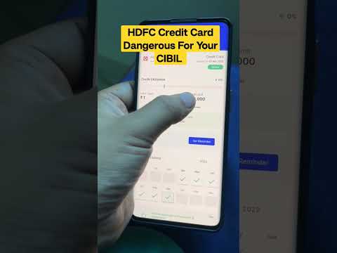 HDFC CREDIT CARD VERY BAD FOR YOUR CIBIL SCORE