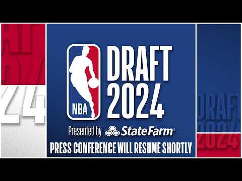The 2024 #NBADraft presented by State Farm press conference.