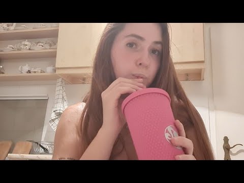 ASMR(Magyarul) - Fèl rèszeg nyári random suttogàs/mukbang a mamámnál