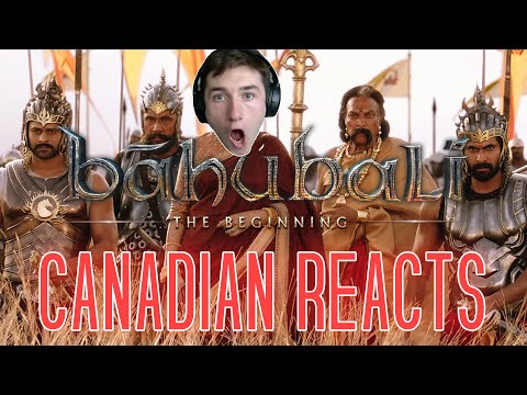 Canadian Reacts to BAHUBALI: THE BEGINNING - Telugu Movie Reaction - FIRST TIME WATCHING!