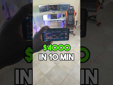 $4000 in 10 mins day trading from home