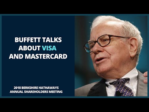 Warren Buffett Talks Visa and Mastercard (2018)