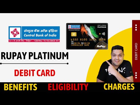 Central Bank of India Rupay Platinum Debit Card Full Details| Benefits | Eligibility | Fees 2023