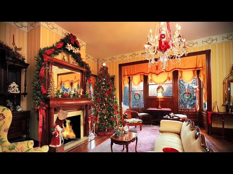 Lobogó kandallótűz, karácsonyi hangulat, relaxáció / Flag fireplace, Christmas mood, relax