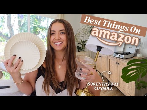 40 BEST AMAZON HOME ITEMS! home decor, dining, furniture, lighting, & hosting favorites | prime day