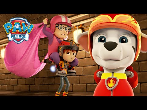 Marshall és Chase rakétahajtású görkorcsolyával menti meg Marjorie nénit! - Mancs Őrjárat PAW Patrol