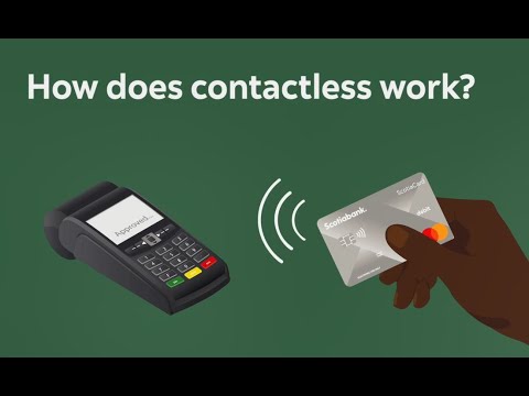 How does contactless work? ScotiaCard Mastercard Debit