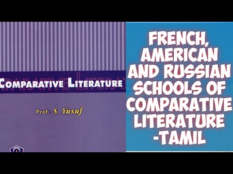 French, American and Russian School of Comparative Literature  in Tamil | Comparative Literature |GR