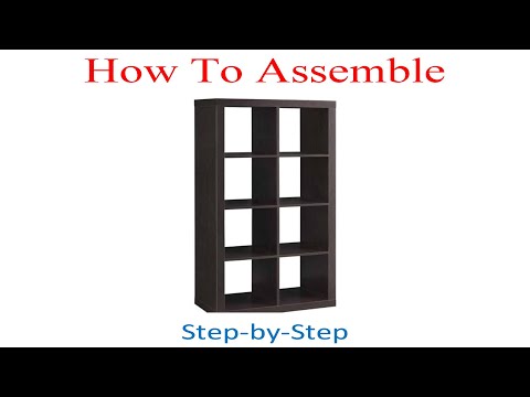 How to assemble 8 cube organizer better home & garden