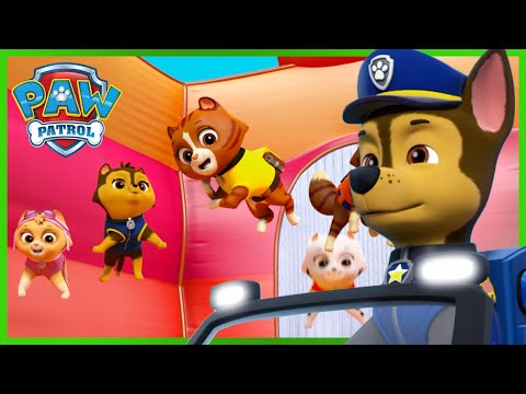 Skye és Chase megmenti a cicusokat az ugrálóvárban! - Mancs Őrjárat - PAW Patrol epizód Magyar