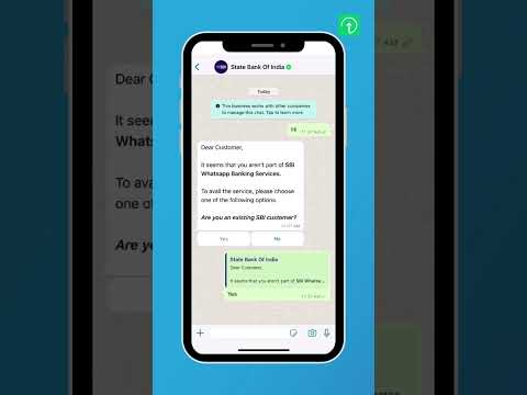SBI WhatsApp banking  #sbi #whatsappbanking