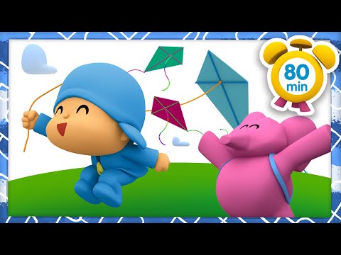 POCOYO MAGYARUL –️ 🌳JÁTÉK A SZABADBAN🌻 | [80 perc] Teljes Epizódok | Rajzfilm gyerekeknek