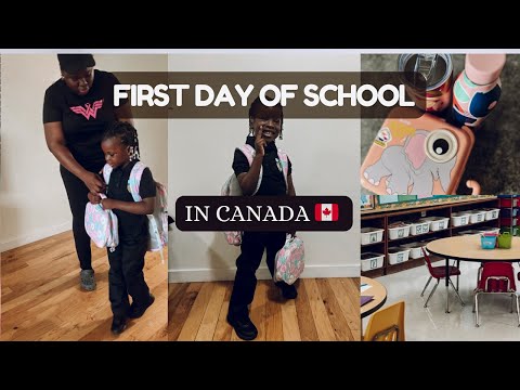 First Day Of Big Girl School in Canada and How What My Life Looks Like Now