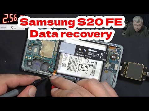 Samsung S20 FE data recovery - water damage board diagnose & repair