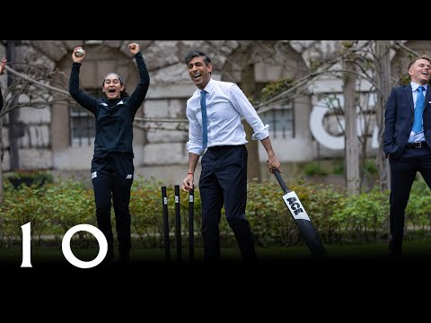 England Cricket Team vs Rishi Sunak at 10 Downing Street