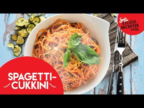 S.O.(Ó).S Receptek: „Spagetticukkini”