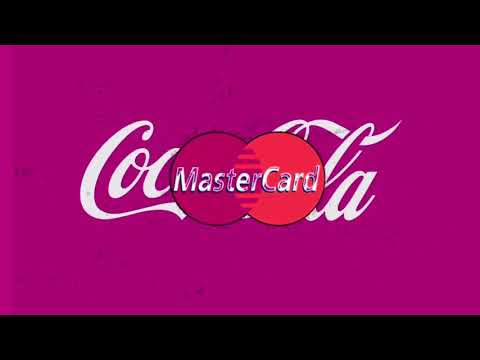 Coca Cola & MasterCard logo crossover effects 1/10