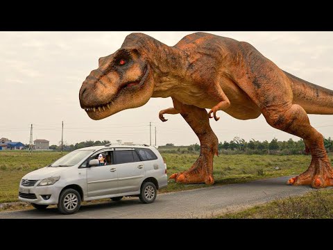 New Hollywood Movie (2023) Dinosaur Attack | T-rex Vs Anaconda | Jurassic Park| Dinosau