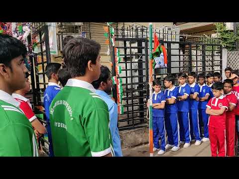 Independence day flag hoisting At Indo American Group of school Charminar 🇮🇳🇮🇳🇮🇳