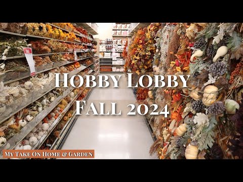 NEW - SHOPPING THE HOBBY LOBBY For FALL 2024 & HAUL!!!