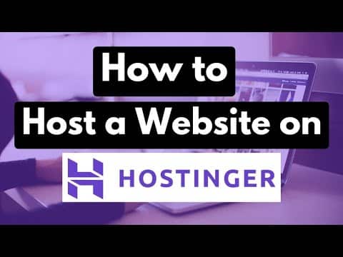 How to Host a Website on HOSTINGER Hosting? Make Your Site Live