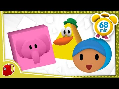 POCOYO MAGYARUL –️ 🔴TANULJUNK A FORMÁKRÓL🔺 | [68 perc] Teljes Epizódok | Rajzfilm gyerekeknek