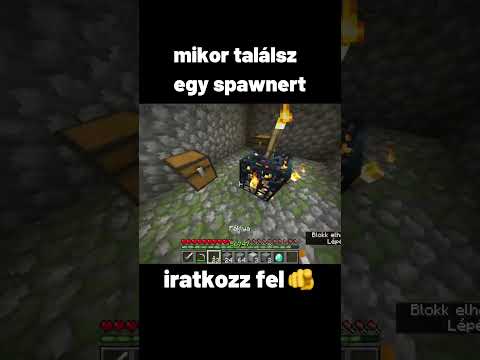 Amikor találsz egy spawnert #minercraft #minecraftmemes #minecraftmoments #vicces #qer