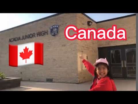 🇨🇦 #Winnipeg, #Manitoba, #Canada: walk around Acadia junior high / secondary school