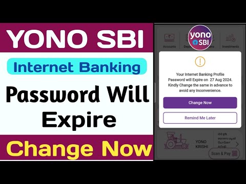 Your Internet Banking password will expire Yono || Sbi Internet Banking password Change Kaise kare