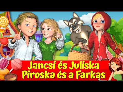 Jancsi és Juliska 🔴👱👱‍♀️ I Piroska és a Farkas 🔴🐺I Nati Mesék I Magyar Tündérmesék