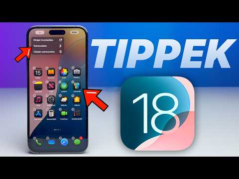 iOS 18 tippek és trükkök és rejtett funkciók amiket nem ismersz!