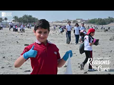 Annual Beach Clean-Up Initiative 2023 | Social Responsibility | Canadian School Bahrain