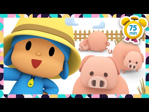 POCOYO MAGYARUL –️ 🚜TANYA🌾 | [75 perc] Teljes Epizódok | Rajzfilm gyerekeknek