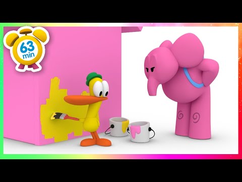 POCOYO MAGYARUL –️ ️🎨TANULJUNK A SZÍNEKRŐL️🎨 | [63 perc] Teljes Epizódok | Rajzfilm gyerekeknek