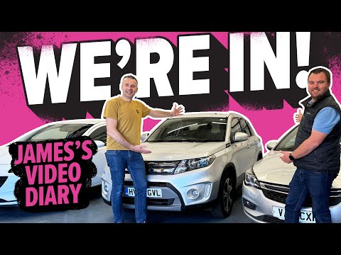 We've MOVED IN to our used car dealership! | James' Video Diary | The Car Dealership Project Ep.23