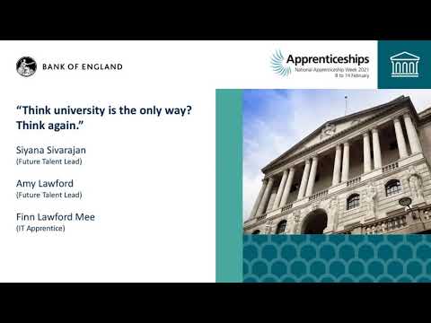 Bank of England Apprenticeships