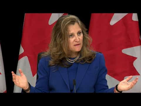 June rate cut? Chrystia Freeland says it's Bank of Canada's decision | INTEREST RATE NEWS