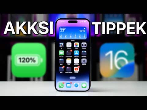 iOS 16 Akksi tippek! (+20%)