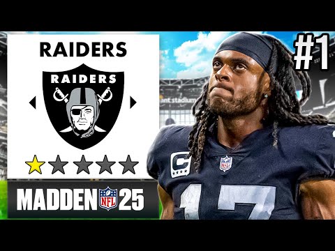 Madden 25 Las Vegas Raiders Franchise Rebuild Ep. 1