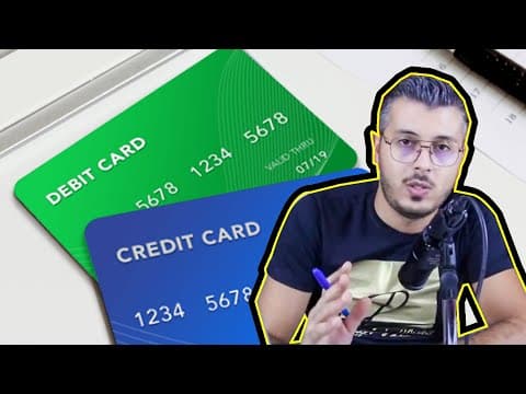 امين رغيب الفرق بين Credit card و debit card