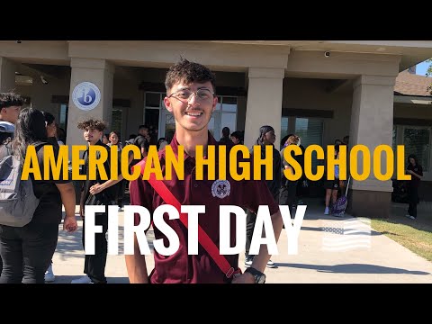 First Day Of American High School 🇺🇸 | Enjoyed the Day 😍