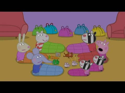 Peppa Malac | pizsamaparti | Rajzfilmek gyerekeknek