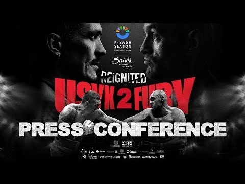 LIVE: Oleksandr Usyk vs Tyson Fury 2 Press Conference 🥊 🇸🇦