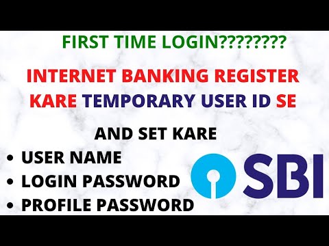 HOW TO LOGIN SBI INTERNET BANKING WITH TEMPORARY USER ID | START SBI NET BANKING ONLINE