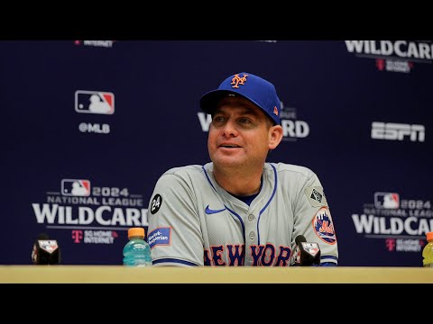 LIVE: Carlos Mendoza NLDS Game 1 Pregame Press Conference