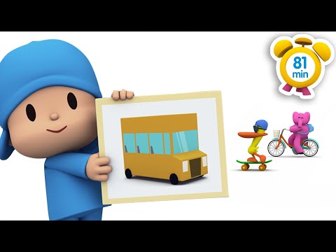 POCOYO MAGYARUL –️ 🚍UTAZZUNK BUSSZAL!🚍 | [81 perc] Teljes Epizódok | Rajzfilm gyerekeknek