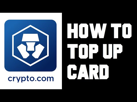 How To Top Up Crypto.com Visa Card - Top Up Crypto Card using Fiat Wallet or CRO Crypto.com Card