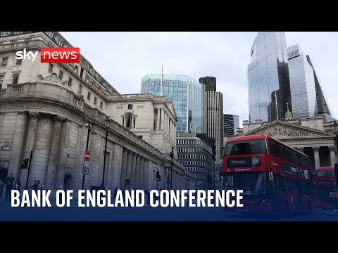 Bank of England Governor Andrew Bailey holds a news conference interest rate cut