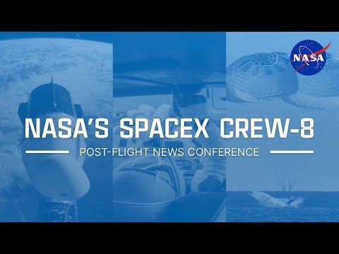 NASA's SpaceX Crew-8 Post-Flight News Conference